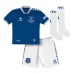 Everton Ashley Young #18 Hjemme Trøje Børn 2023-24 Kortærmet (+ Korte bukser)